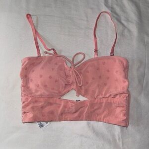 Forever 21 Pink Heart Bralette